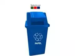 Cesto Quad Bralimpia 60L C Tampa C Ades - 0