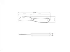 Canivete Tramontina com Lâmina em Aço Inox e Cabo de Madeira 3" - 2