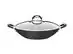 Panela Wok Tramontina Mônaco Antiaderente Preto e Tampa de Vidro 32CM - 0