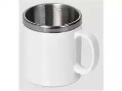Caneca em Aço Inox com Poliestireno 300ML