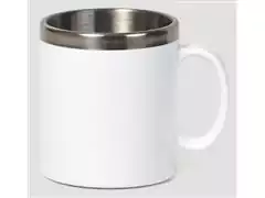 Caneca em Aço Inox com Poliestireno 300ML - 1