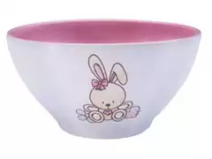 Jogo Porcelana Infantil Tramontina Le Petit Rosa 2 Peças - 1