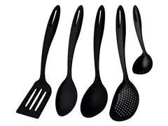 Jogo de Utensílios Tramontina Ability em Nylon Preto 05 Peças - 1