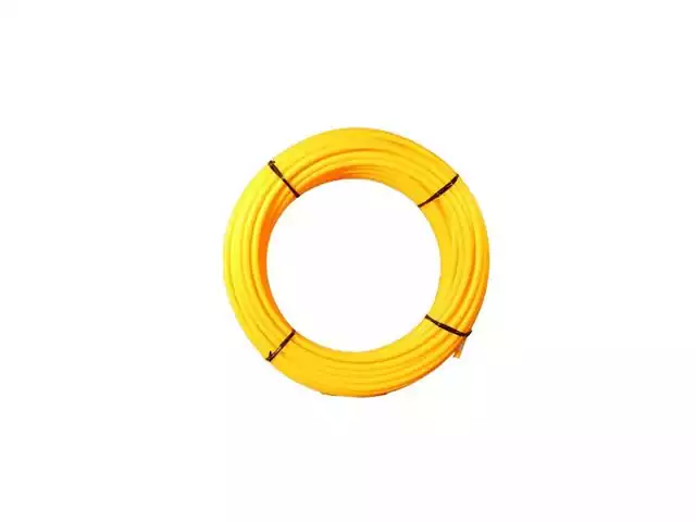 Isolador Tubular Pead Safrashock Amarelo 7/16 Rolo 50 Metros