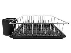 Escorredor de Louças Mor Preto 18 Pratos - 1