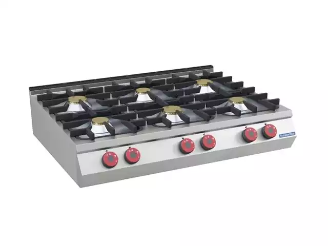 Fogão Cooktop Tramontina Top Inox 6 Bocas a Gás 120x70cm