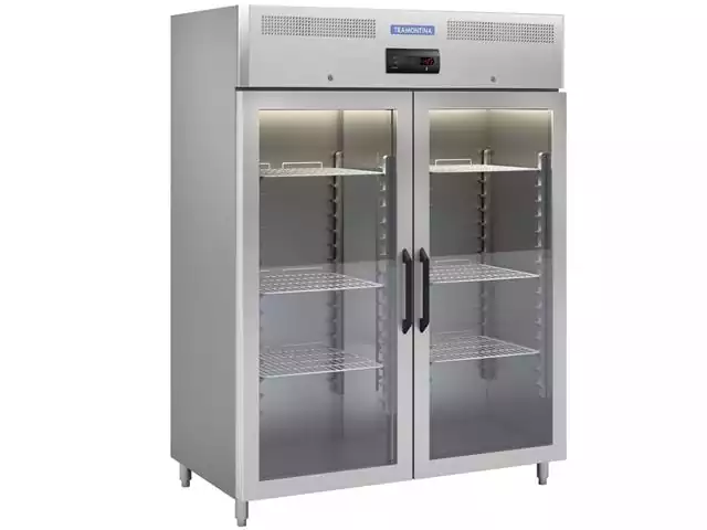 Refrigerador Tramontina Profissional Inox Portas de Vidro 220V