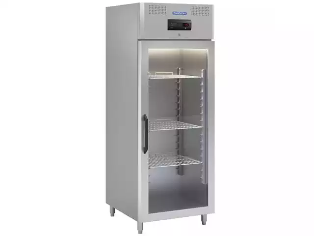 Congelador Freezer Tramontina Profissional Inox 1 Portas de Vidro 220V