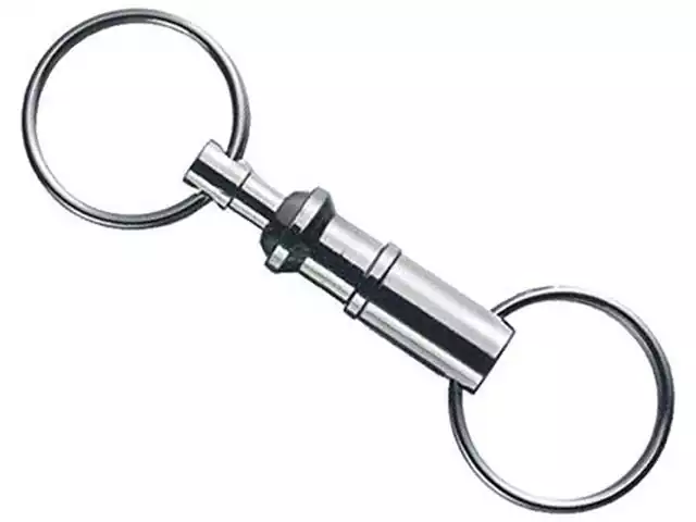 Chaveiro Victorinox em Aço Inoxidável com 2 Argolas