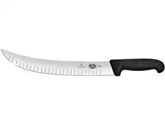 Faca Picanheira Larga Victorinox com Sulcos cabo Fibrox 31CM