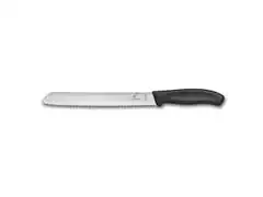 Faca para Pão Victorinox Swiss Classic Serrilhada Preta Blister 21CM