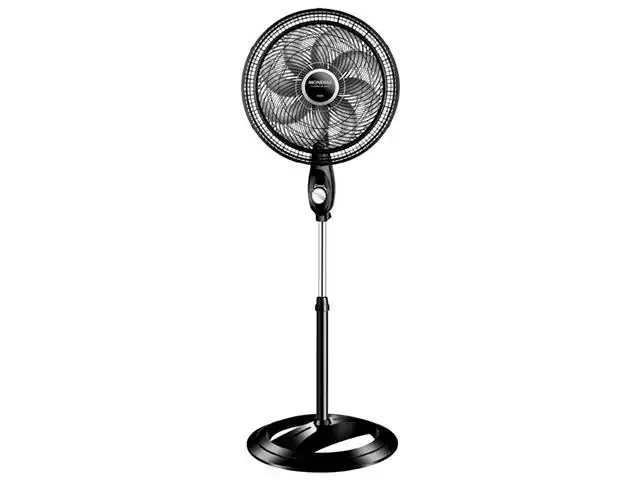 Ventilador de Coluna Mondial 50CM 8 Pás Preto