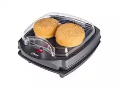 Grill Elétrico Burguer Oster 2 em 1 com Estufa - 5