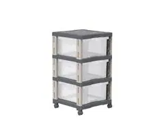 Gaveteiro Tramontina Office Basic em Polipropileno com 3 Gavetas - 1