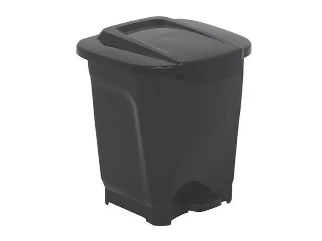 Lixeira Tramontina T-Force 15 Litros Preta