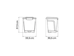 Lixeira Tramontina T-Force 15 Litros Preta - 5