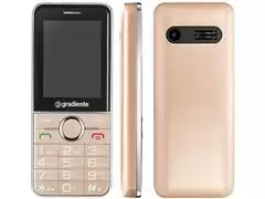 Celular Gradiente Vibe GFP205 Dual Chip MP3 Desbloqueado Dourado