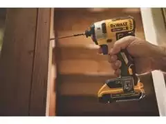 Parafusadeira de Impacto DeWalt  1/4" (6,35MM) Brushless 20V MAX - 3