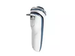 Barbeador Elétrico Gama GSH887 Sport Bivolt USB Branco e Azul - 2