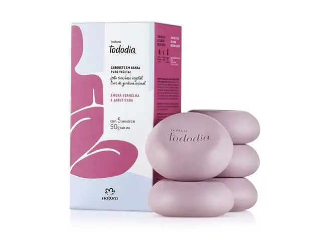 Sabonetes em Barra Natura TodoDia Amora Vermelha e Jabuticaba 5 Uni