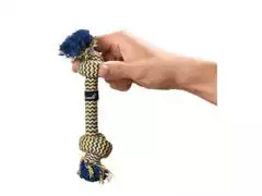 Brinquedo Mordedor Corda formato de Osso Multilaser PET PP109 Tam P - 1