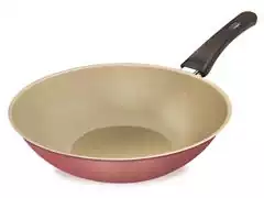 Frigideira Wok Fortaleza sem Tampa Cereja 26CM - 1