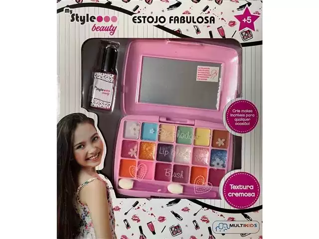 Maquiagem Infantil Estojo Fabulosa Multikids BR1331 My Style Beauty