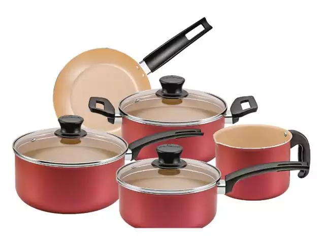 Conjunto de Panelas Panelux Cereja Magnific 5 Peças