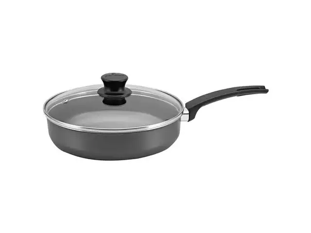 Frigideira Funda Panelux Grafite com Tampa de Vidro Magnific 22