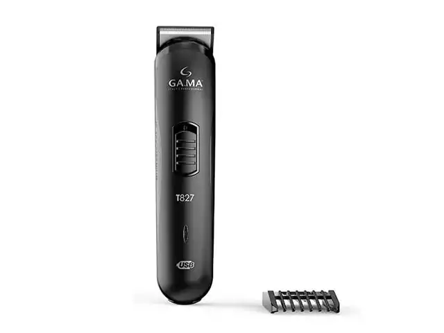 Máquina de Acabamento Gama Italy T827 Black Titanium Carregamento USB