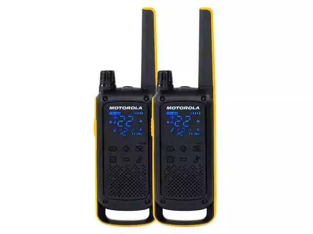 Rádio Comunicador Motorola Talkabout T470BR Preto/Amarelo 35KM