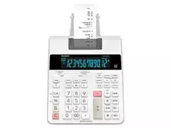 Calculadora de Mesa Casio FR2650RC com Bobina Branca - 1