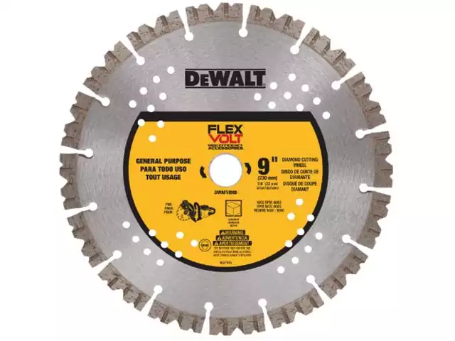 Lâmina Serra DeWalt Diamantado Segmentado FV 9"x7/8"/230x22,23mm