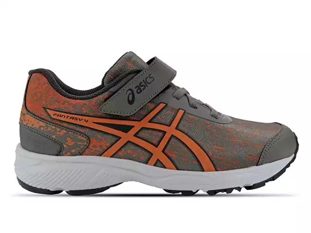 Tênis Infantil Asics Fantasy 4 Clay Grey/Obsidian Grey