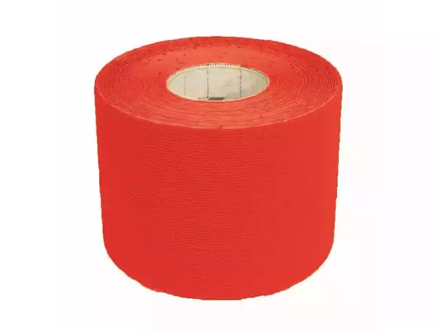 Fita Kinésio Muscle Fix 5x500cm Rolo Vermelho Multilaser Saúde HC043