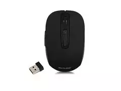 Mouse Recarregável sem Fio USB Multilaser 2.4Ghz Preto MO277 - 3