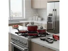 Kit Cozinha Tramontina Everyday Vermelho 10 Peças - 9