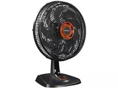 Ventilador de Mesa Mallory Neo Air Total Control Preto e Laranja - 1