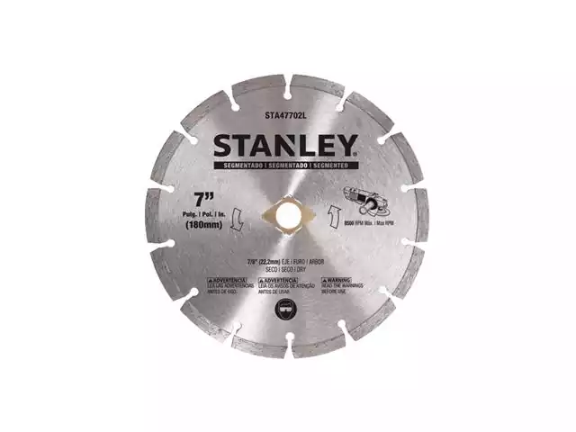 Disco Diamantado 7" Stanley 180mm Segmentado