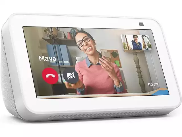 Novo Echo Show 5 2ª Geração Smart Display 5" C/Alexa Câmera 2MP Branco