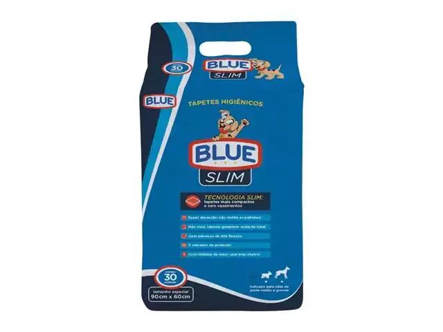 Tapete Higiênico Blue Premium Pads 60x90 Blue PP161