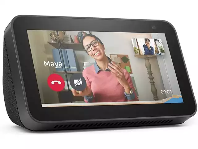 Novo Echo Show 5 2ª Geração Smart Display 5" C/ Alexa Câmera 2MP Preto