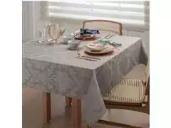 Toalha de Mesa Damask Tessi Jacquard Adamascado 160 x 260cm Fendi