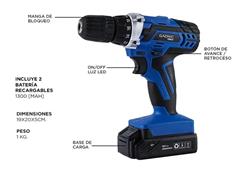 Destornillador Eléctrico 18V D18 Recargable GADNIC - 4