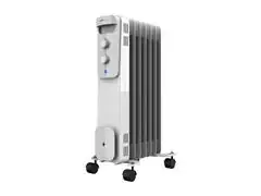 Aquecedor Elétrico À Óleo Cadence Max AQC260 Branco/Cinza 1500W - 0