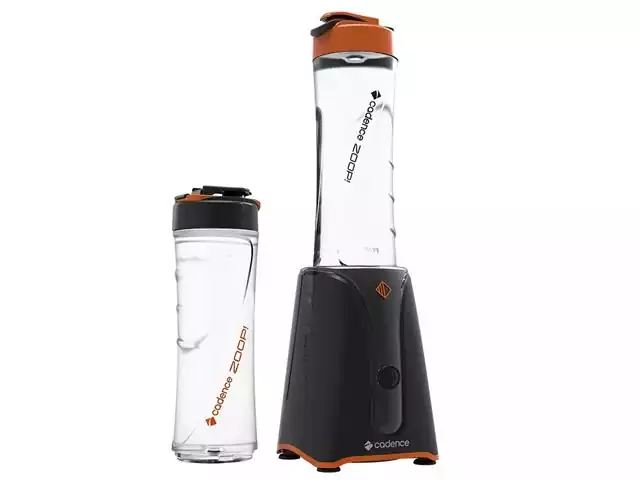 Blender Cadence Zoop Contrast BLD701 com 2 Jarras Preto/Laranja